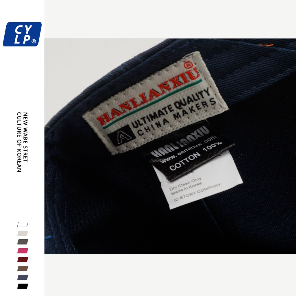 Mũ Lưỡi Trai Thêu Chữ Phong Cách Hàn Quốc Thời Trang Cho Cặp Đôi