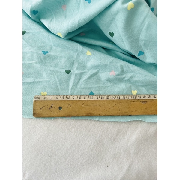 Vải da cá mỏng hoạ tiết nhí tông màu pastel