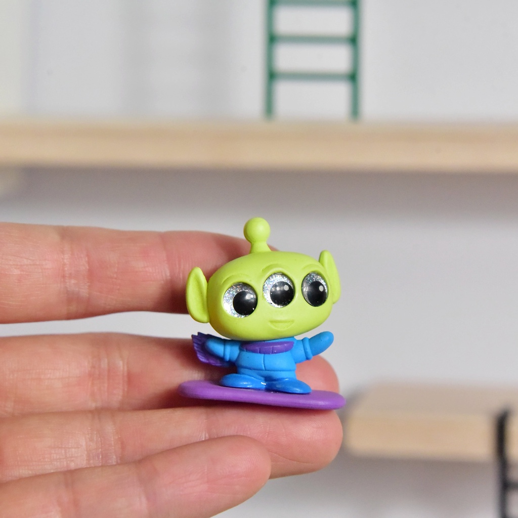 Búp Bê Mắt Kính Ba Mắt Hoạt Hình Disney Stitch Ursula Mickey Dễ Thương Trang Trí