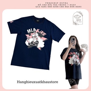 Áo thun thể thao nam nữ , Áo phông logo n.y chó cầm chày