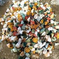 Vụn thô mã não ngũ sắc