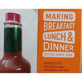 [CHAI LỚN 350ml] XỐT ỚT ĐỎ [USA] TABASCO Red Pepper Sauce (halal)