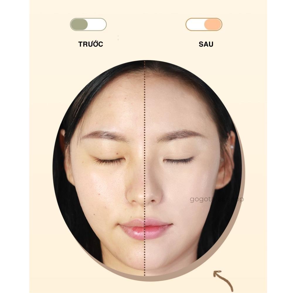 Kem Che khuyết điểm 3 màu GOGO TALES Light Coke Silk Moisten Concealer GT470 tạo sáng che khuyết điểm trung hoà màu da