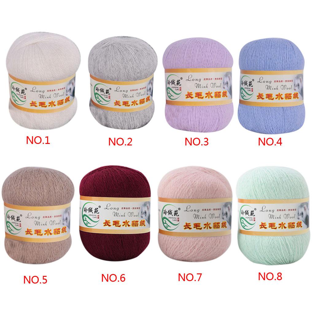Cuộn Len Đan Sợi Móc Siêu Mềm Nhiều Màu Sắc 50g