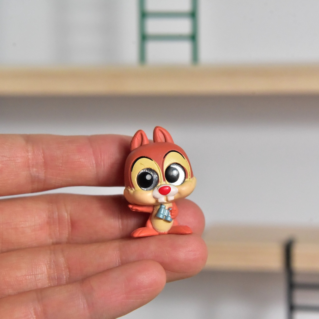 Búp Bê Mắt Kính Ba Mắt Hoạt Hình Disney Stitch Ursula Mickey Dễ Thương Trang Trí