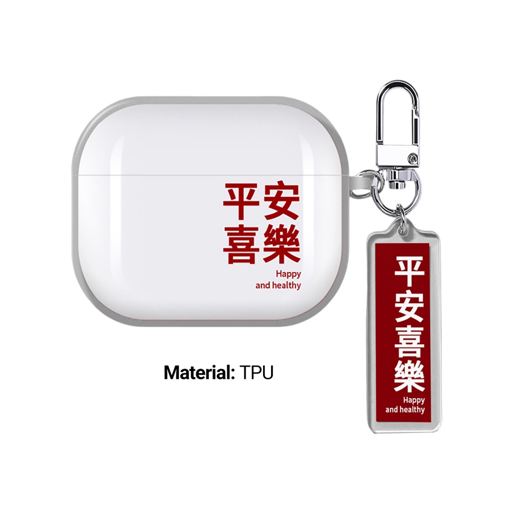 Vỏ bọc bảo vệ hộp sạc tai nghe không dây LENOVO TPU chống trầy xước chống bụi bẩn thích hợp cho Airpods 1/ 2/ 3