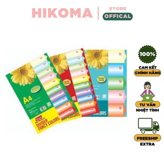 Chia file 10 lá bằng giấy - hikoma store