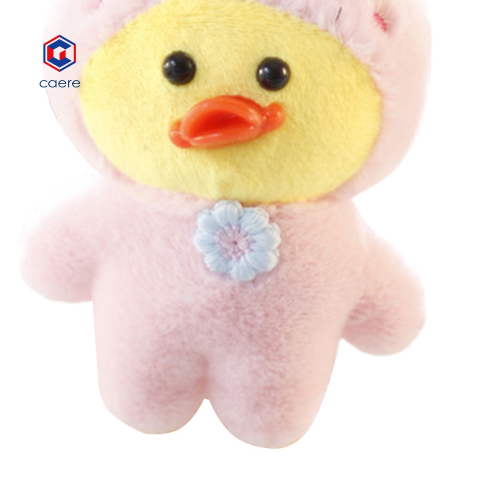 Móc Khóa Vịt Nhồi Bông Mini Màu Vàng Dễ Thương