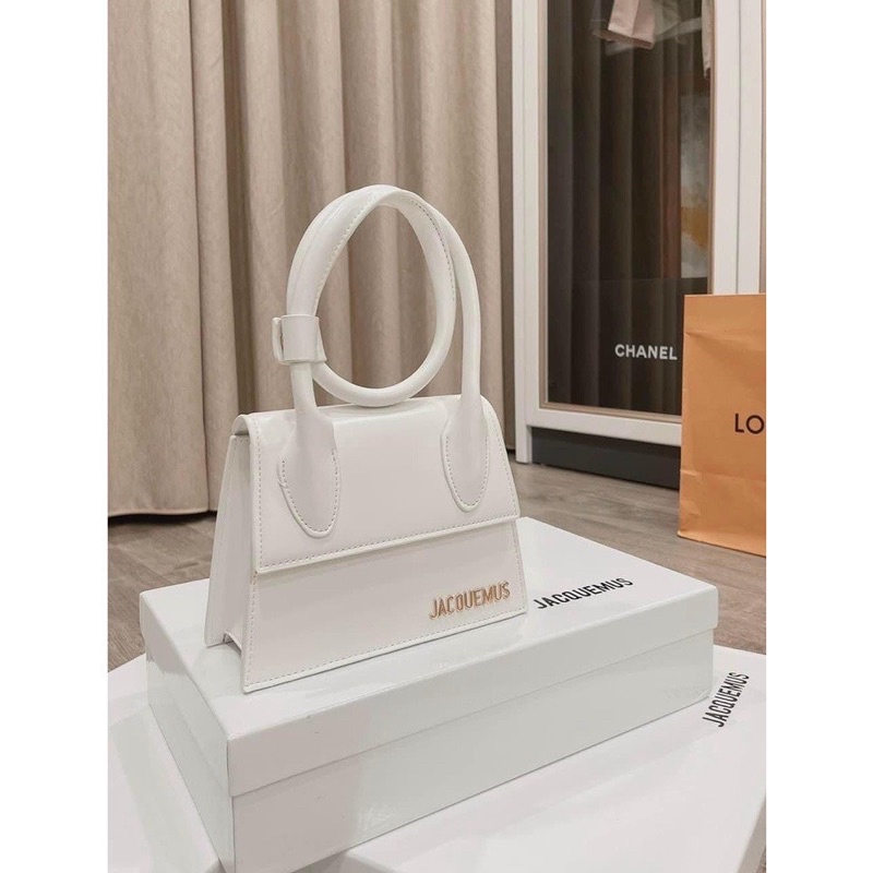 Túi xách nữ đeo chéo quai xoắn Jac logo chữ nổi hàng thời trang mẫu mới h88