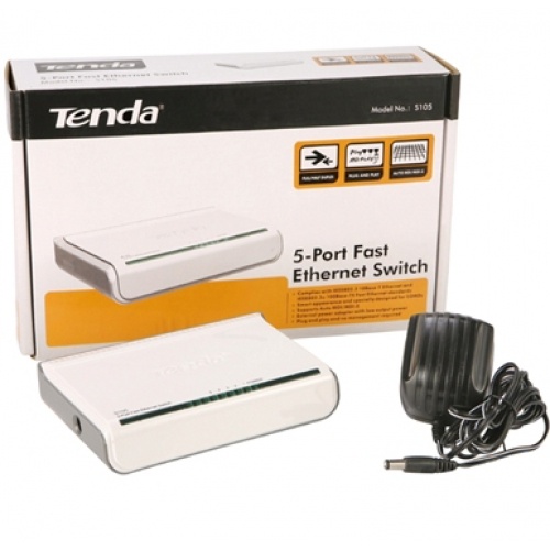 Thiết bị chia Mạng switch 5 port s105 tenda chính hãng (BH 24TH)