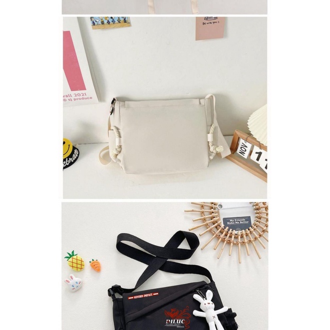 ★Genshin Impact★Anime nghiêng túi sinh viên chức năng thể thao túi xách công suất lớn cho nam giới