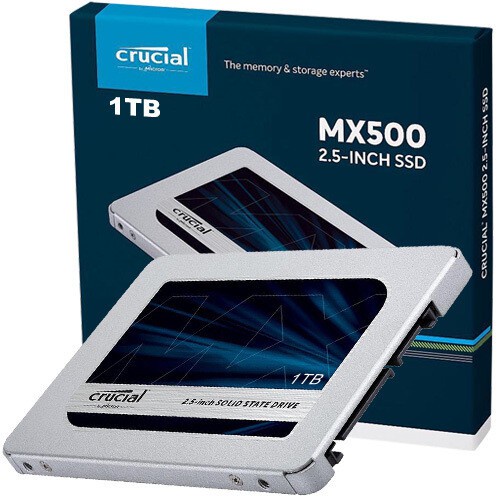 Thẻ Nhớ SSD Mx500 1tb 3d 2.5 Inch Ct1000mx500ssd1 Chuyên Dụng