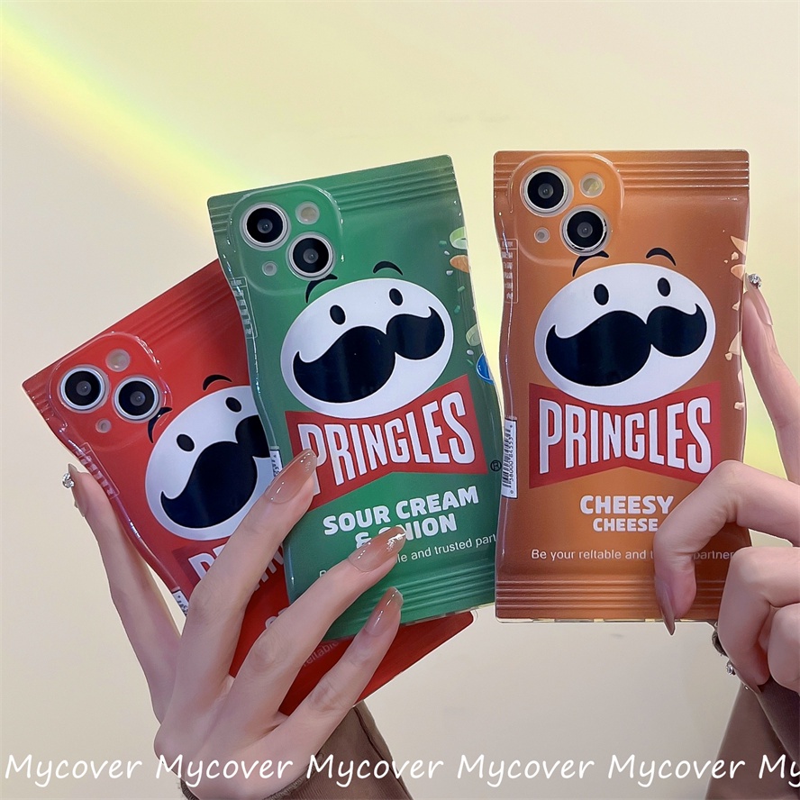 Ốp Điện Thoại Silicon Mềm Màu Trơn In Hình Khoai Tây Chiên Cho iPhone 14 13 12 11 Pro Max X XR Xs Max 6 7 8 Plus SE 2020