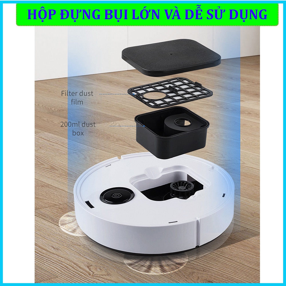 [SIÊU SALE] Robot Hút Bụi Lau Nhà Thông Minh,Máy Hút Mạnh, Rô Bốt Kèm Dẻ Lau,Dung Lượng Pin Lớn, Lỗi 1 Đổi 1. ES330 | BigBuy360 - bigbuy360.vn