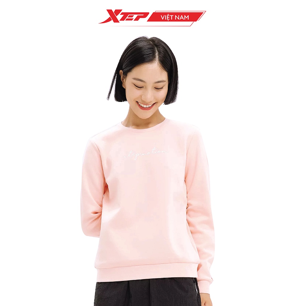 Áo nỉ thể thao nữ Xtep, sweater Nữ thiêt kế thời trang, phong cách, chất liệu thoáng mát 879328920118