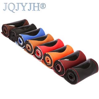 Vỏ Bọc Vô Lăng Xe Hơi Bằng Sợi Carbon Pha Lê 36cm 38cm Kèm Kim Và Chỉ Thêu Tay Tiện Dụng