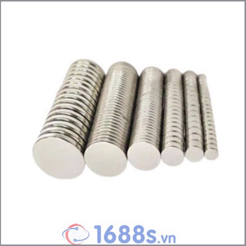 Nam Châm Đất Hiếm Tròn Không Lỗ ( Nhiều Loại ) - 1688s.vn