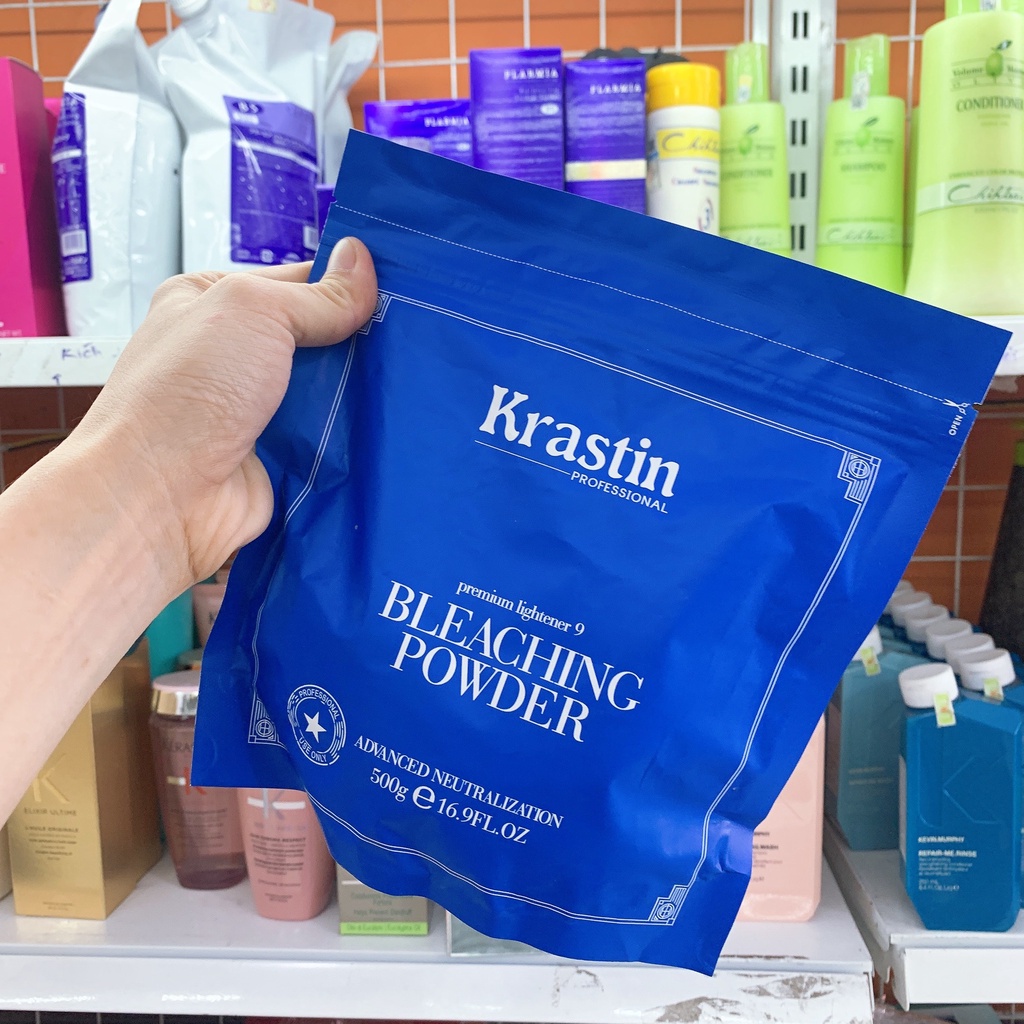 BỘT TẨY TÓC MÀU TRẮNG NẦNG TONE LEVEL 8 dung tích 500G