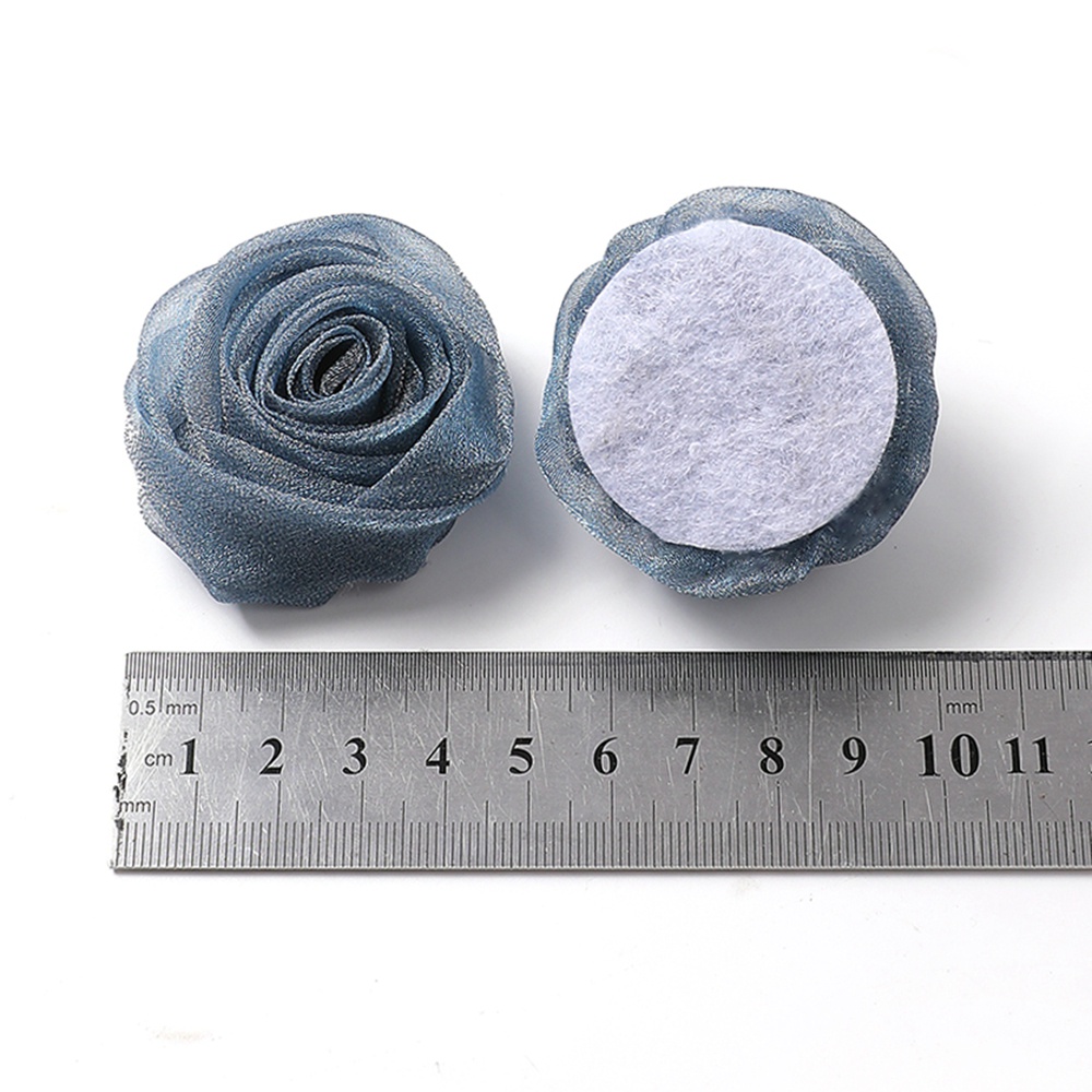 1 Nhánh Hoa Hồng Giả Bằng Vải Organza 5cm Trang Trí Nhà Cửa / Tiệc Cưới DIY