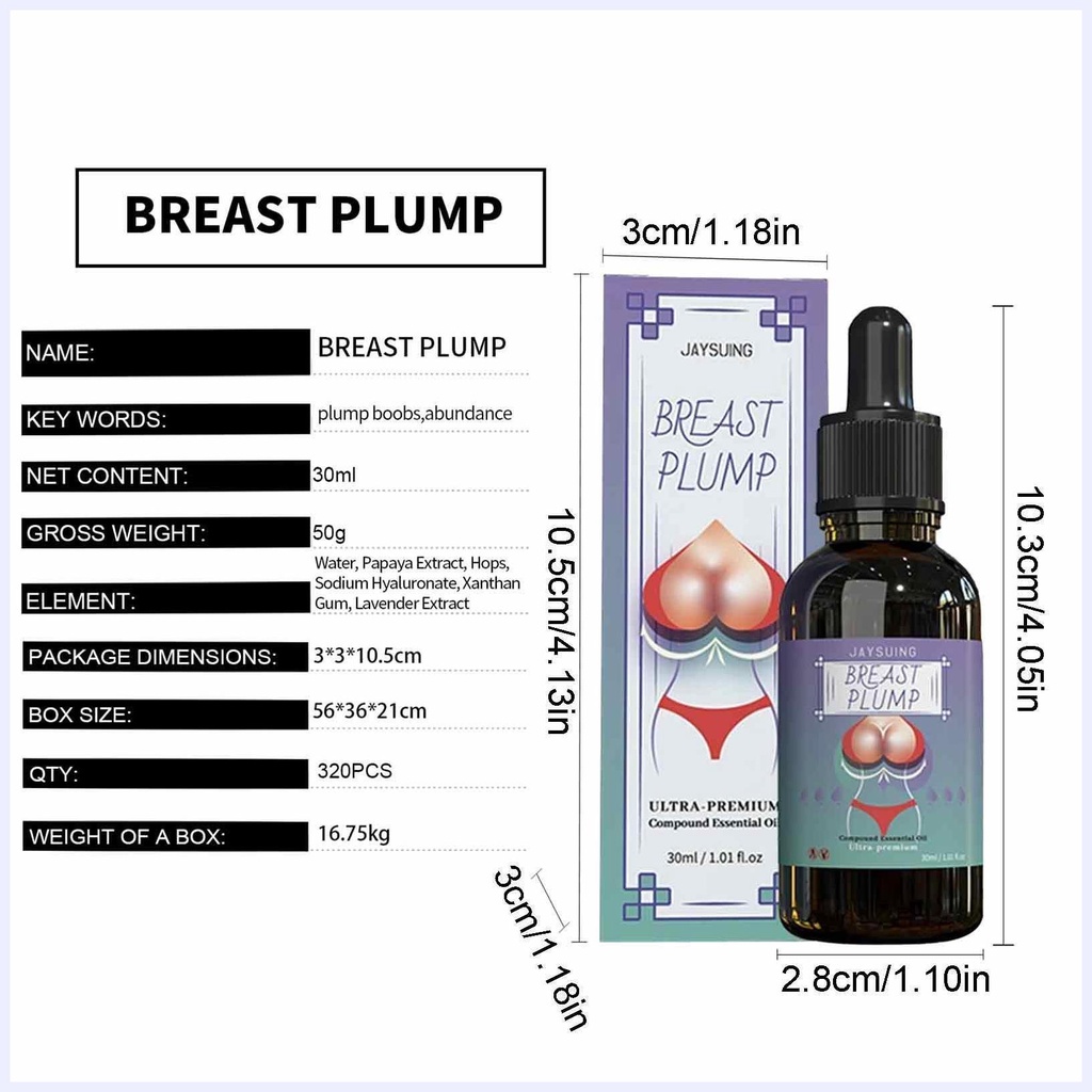 Tinh Chất Massage Nâng Và Làm Săn Chắc Ngực Tự Nhiên 30ml