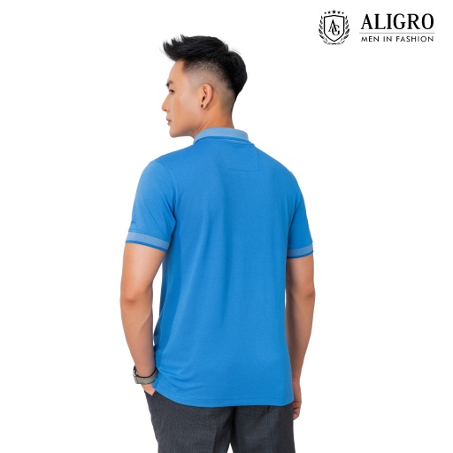 Áo polo nam ngắn tay ALIGRO trơn chất liệu cotton cao cấp, thiết kế basic 4 màu ALGPLO2A4M