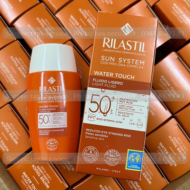 Kem chống nắng Rilastil water touch fluid spf50+ (bản cũ) date 1/24