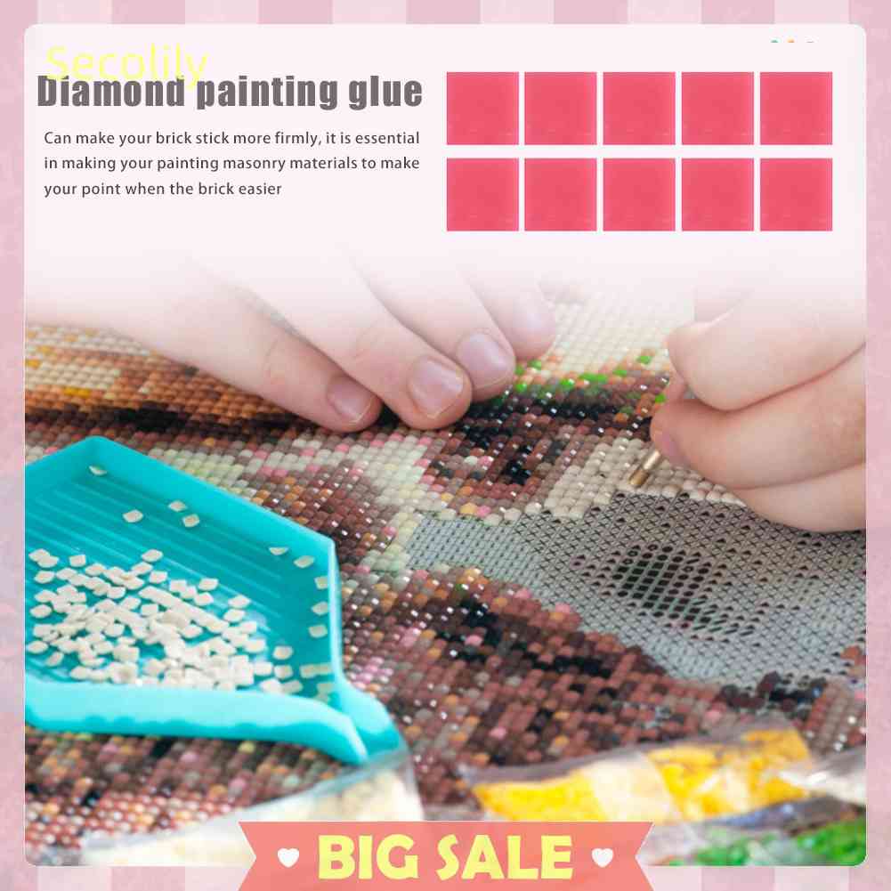 Bộ 10 Miếng Đất Sét Resin Dùng Làm Tranh Đính Đá DIY