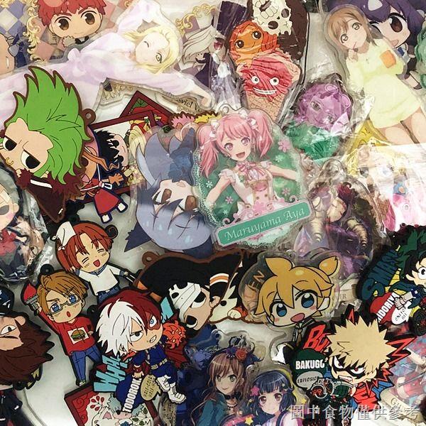 [Quà Tặng Trang Trí Túi May Mắn Nhật Bản Mặt Dây Cao Su Acrylic Hình Nhân Vật Anime One Piece Sakura