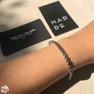 H-squar bracelet / vòng tay xích inox
