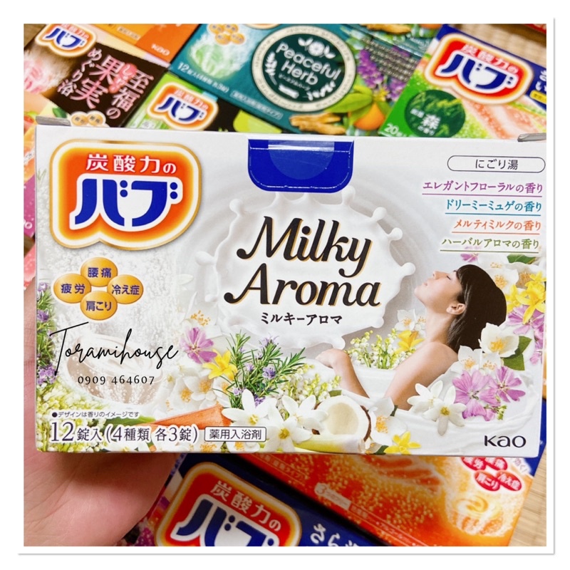 Viên thả bồn tắm Babu KAO