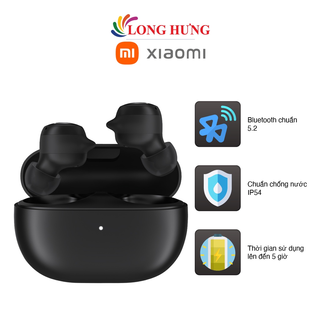 Tai nghe Bluetooth True Wireless Xiaomi Redmi Buds 3 Lite BHR5489GL/BHR5490GL M2110E1 - Hàng chính hãng