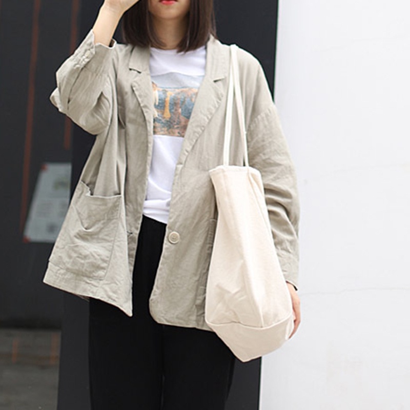 Túi Xách canvas Sức Chứa Lớn Thiết Kế Đơn Giản Thời Trang Cho Nữ