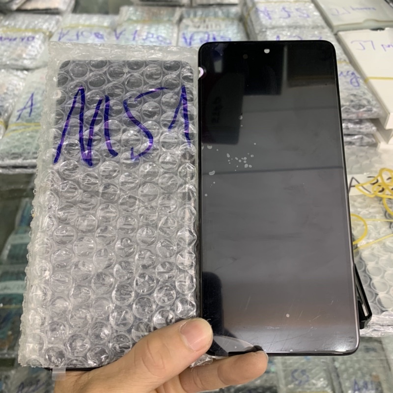 Màn hình SAMSUNG M51, màn OLED 2 ic  nguyên khung