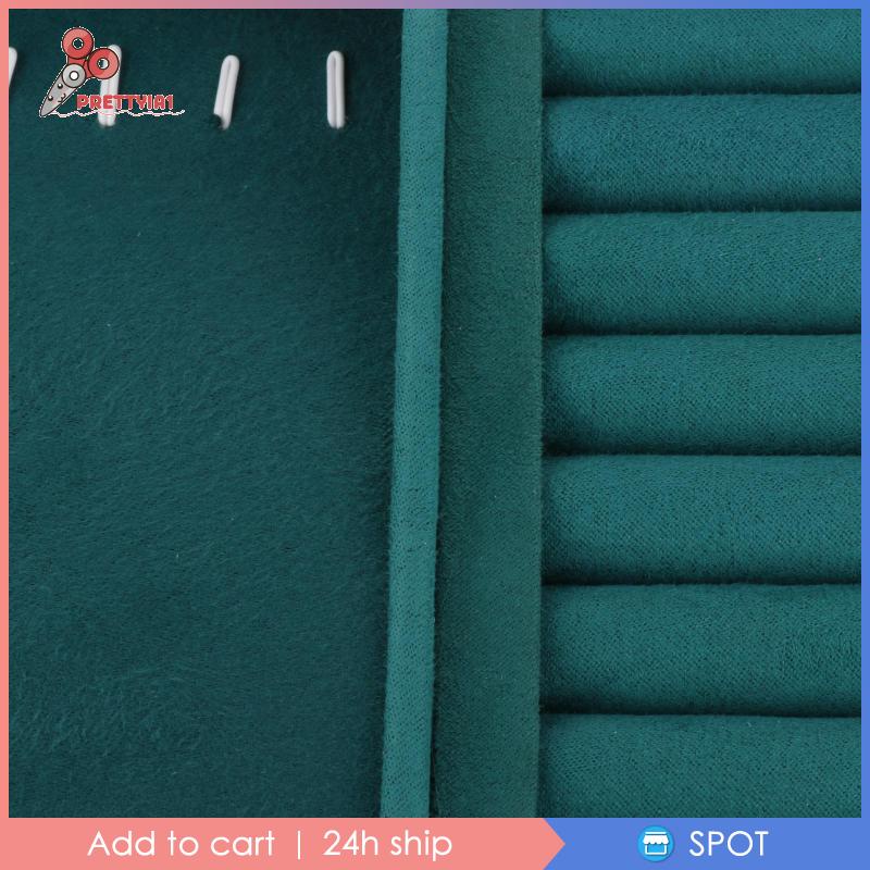 [Prettyia1] Khay Nỉ Đựng Trang Sức Có Thể Xếp Chồng Lên Nhau Cho Ngăn Kéo / Vòng Tay