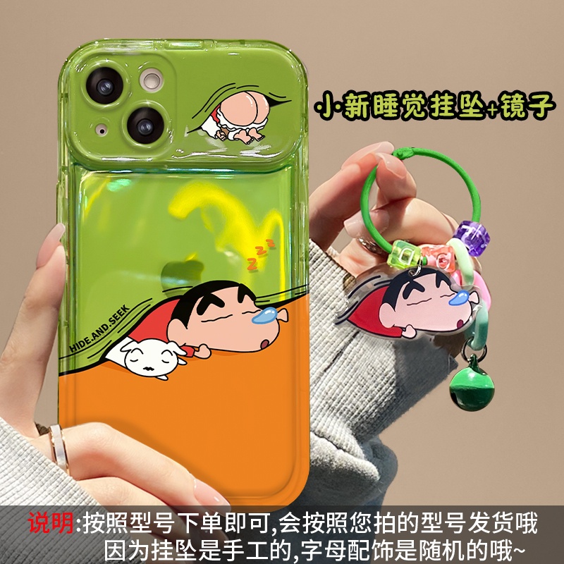 Hoạt Hình Ốp Điện Thoại Nắp Lật Kèm Gương Trang Điểm Cho IPhone 14 14 Pro 13 13 Pro Max / 12 12 Pro 12 Pro Max / 11 11Pro 11 Pro Max / XSmax XR X XS / 7 8Plus