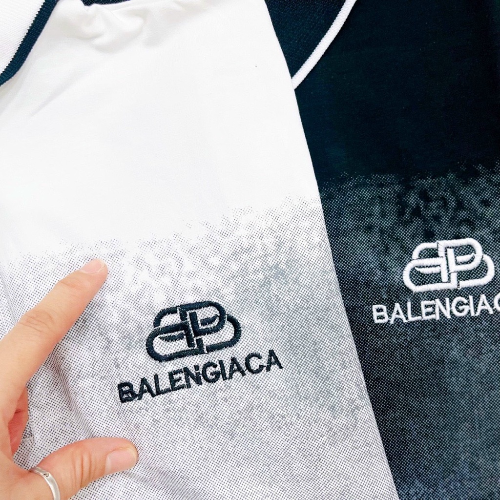 Áo thun POLO nam có cổ tay ngắn phối loang thêu họa tiết đẹp chất vải thun cotton co dãn 4 chiều mẫu mới giá rẻ