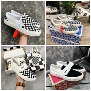 Giày thể thao sneaker Vans old ship on vans lười caro dán bản cao cấp full bill+full box bản 1:1 HOT nhất 2023