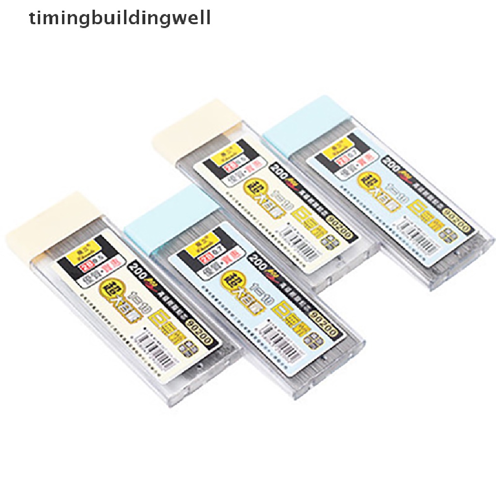 Hộp 200 Ruột Bút Chì Bấm 2B Ngòi 0.5 / 0.7mm Tiện Dụng Cho Văn Phòng / Trường Học