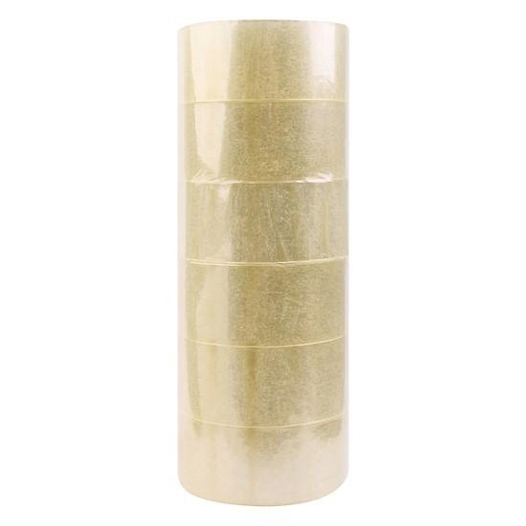 Combo Băng Keo Trong 100 Yard/Cuộn - Băng Keo Trong - Băng Keo Đóng Gói Hàng Hóa (Lốc 6 Cuộn 0.8kg)