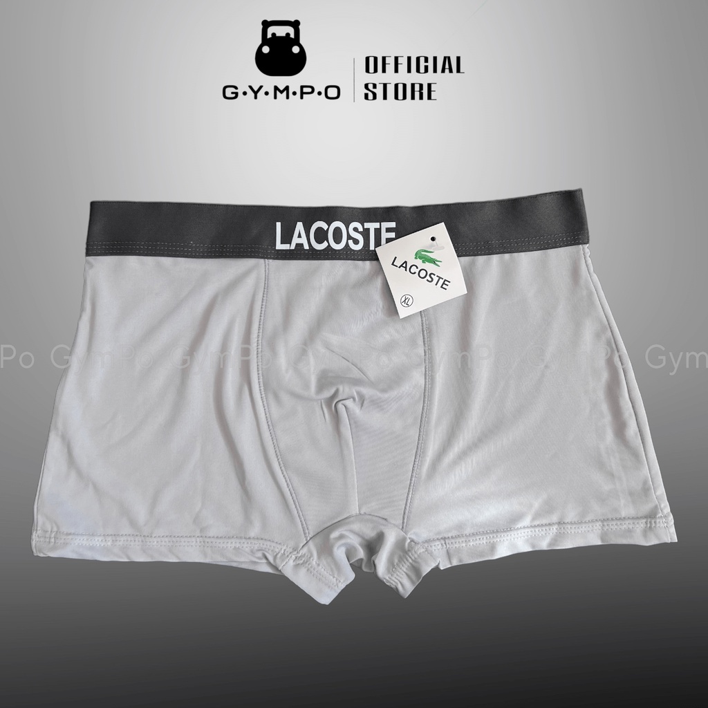Quần Lót Nam Boxer Thun Lạnh Cạp Chữ Thời Trang