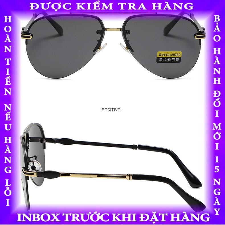 Kính mát nam TISSELLY MM30 kính PHÂN CỰC chống tia cực tím UV 400 thời trang sành điệu gọng thép cao cấp trantu