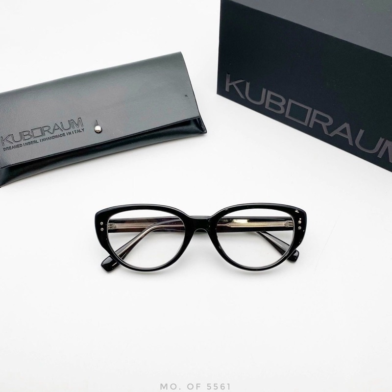 Kính mắt mèo cao cấp lõi thép kuboruam 5561, kính giả cận mắt mèo, kính râm uv400 Jolie eyewear