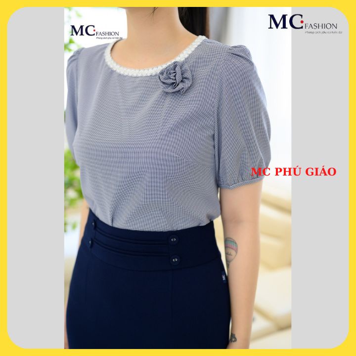Áo Sơ Mi Nữ MC Fashion Công Sở Cao Cấp Đẹp Mềm Mịn Mát Không Nhăn Không Xù Thấm Hút Mồ Hôi TA1163