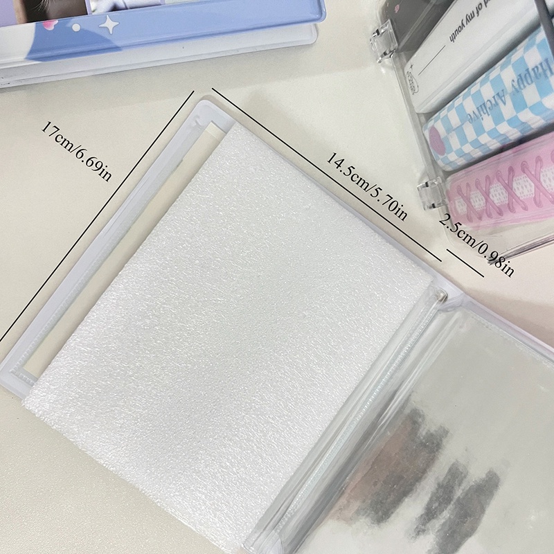 Album Ảnh Thẻ Bốn Ngăn Họa Tiết Dễ Thương Xinh Xắn