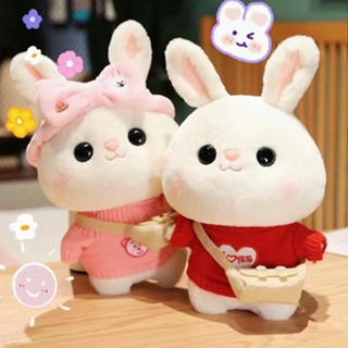 Đồ Chơi Thỏ Nhồi Bông Dễ Thương Làm Quà Tặng Sinh Nhật Cho Bạn Gái / Bạn Thân / Trẻ Em