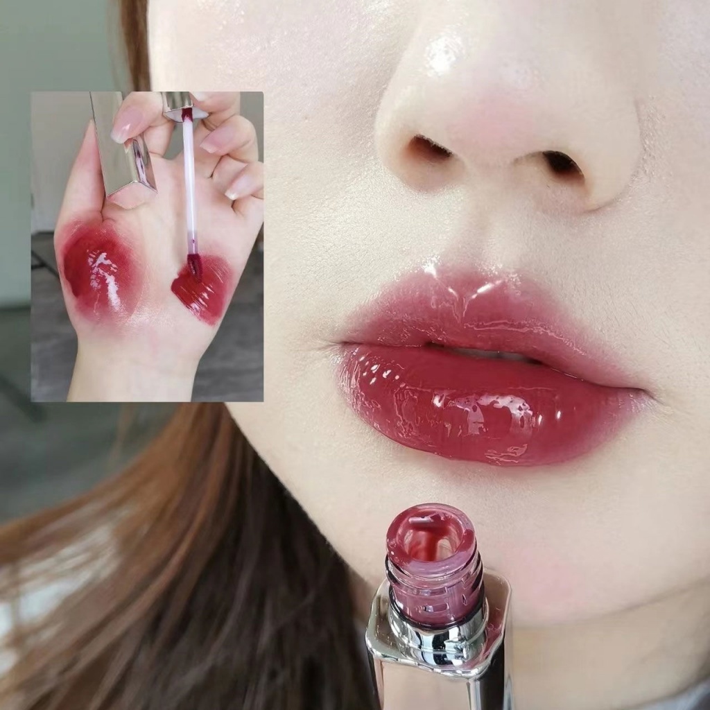 Phong Cách Mới! Phong Cách Mới!F & X Son Bóng Ngọt Ngào Tình Yêu Đầu Tiên ~ Son Bóng Tráng Gương Sóng Hoa Trái Tim Chống Thấm Nước Không Phai Dưỡng Ẩm