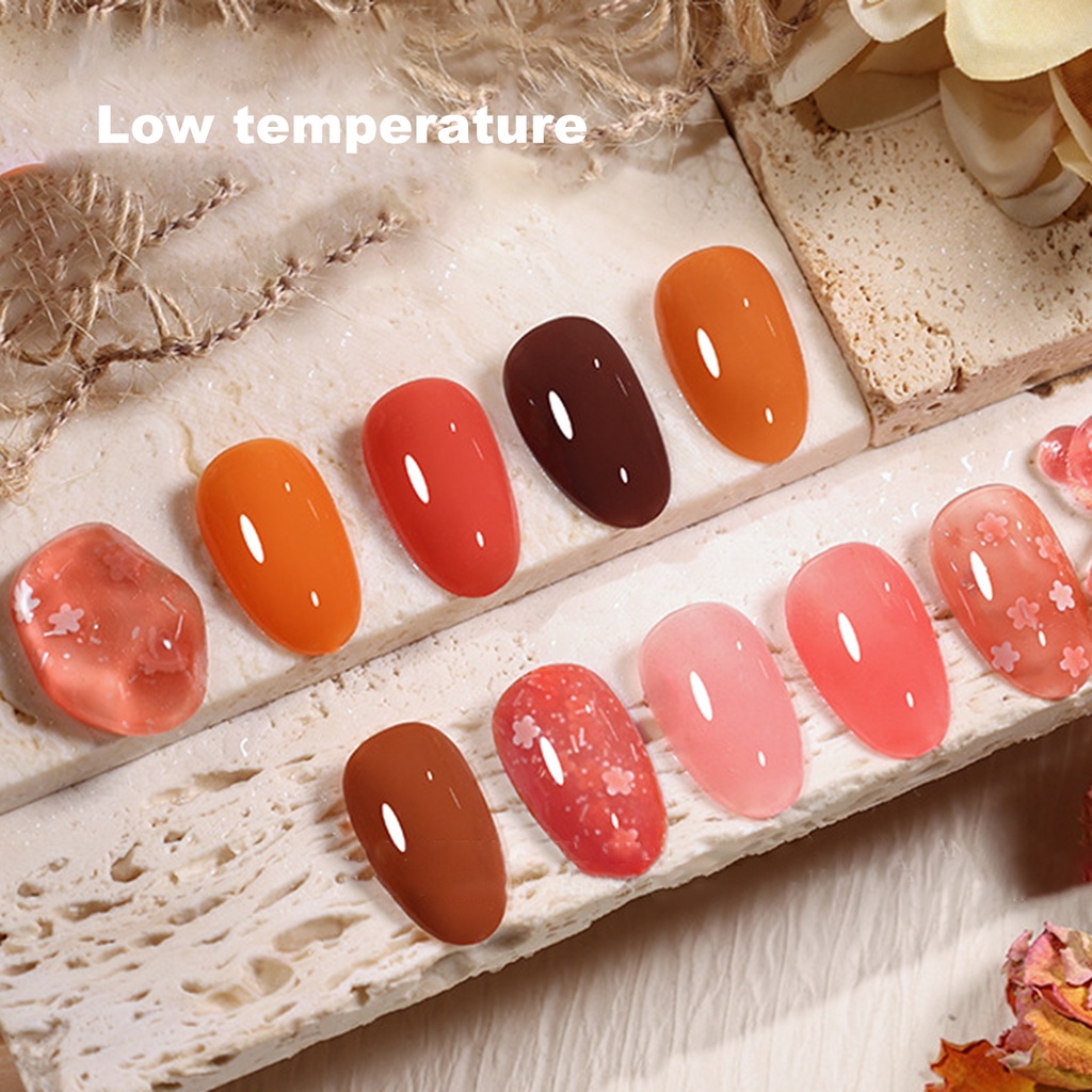 Sơn Móng Tay 10ml Khô Nhanh Tự Nhiên Màu Sắc Lấp Lánh Thay Đổi Màu Sắc Dành Cho Nữ