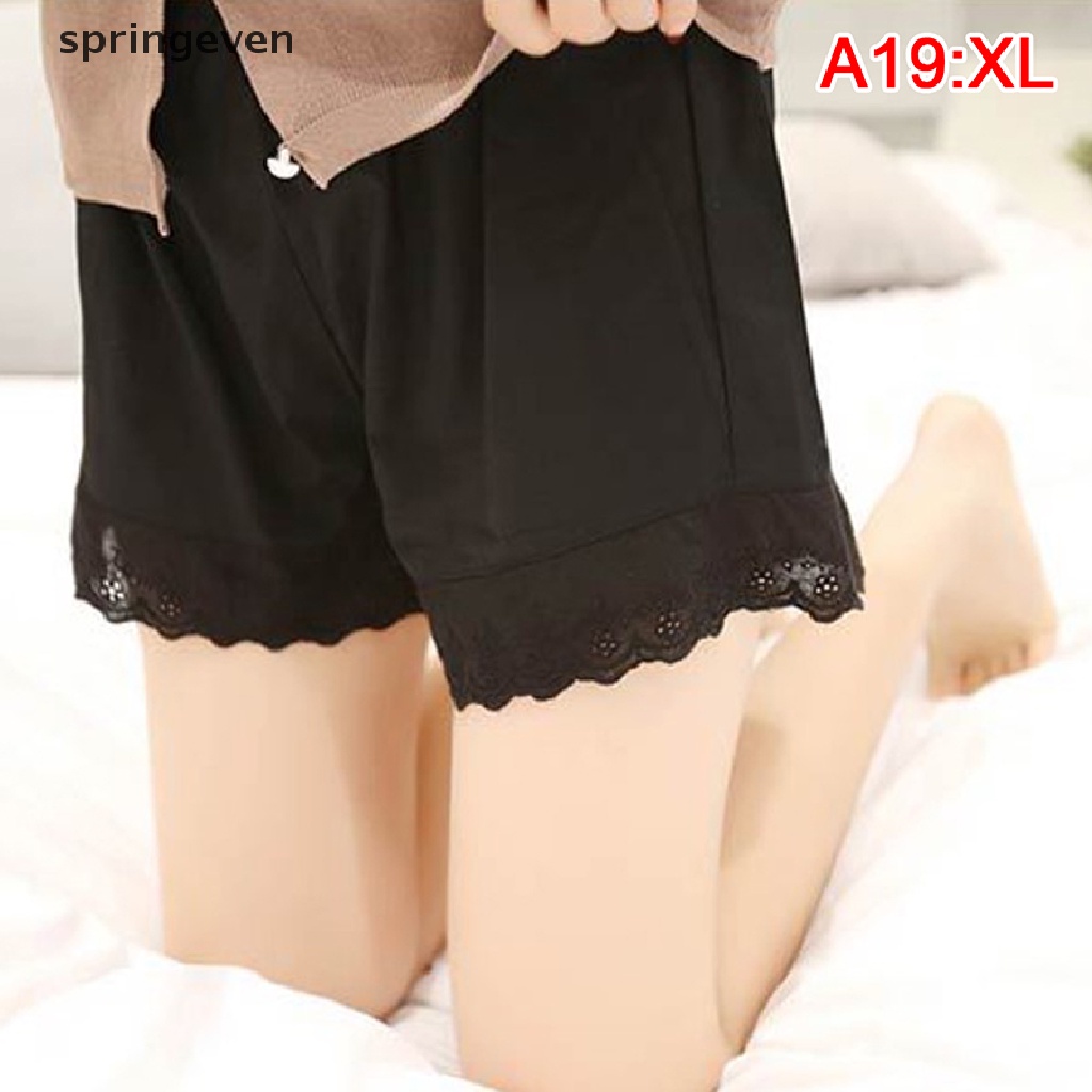 Quần Lót Boxer Cotton Ngắn Mặc Ngoài Trời An Toàn Màu Đen Cho Nữ