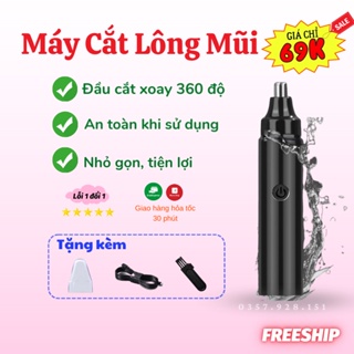 Máy Cắt Lông Mũi Thông Minh Máy Tỉa Lông Đa Năng Nhỏ Gọn An Toàn Tại Nhà