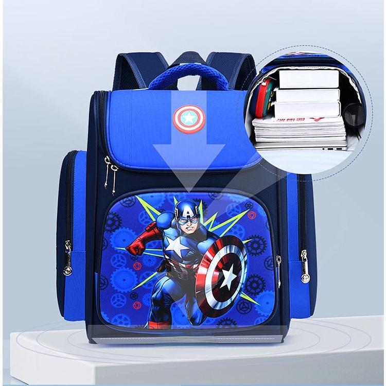 Ba Lô Đi Học Họa Tiết Hoạt Hình Anime Xinh Xắn Dành Cho Bé Lớp 1-4